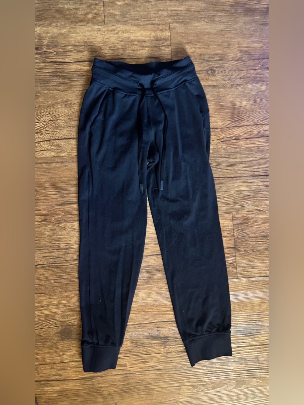 lululemon athletica Black Jogger Pants with Drawstring Waist